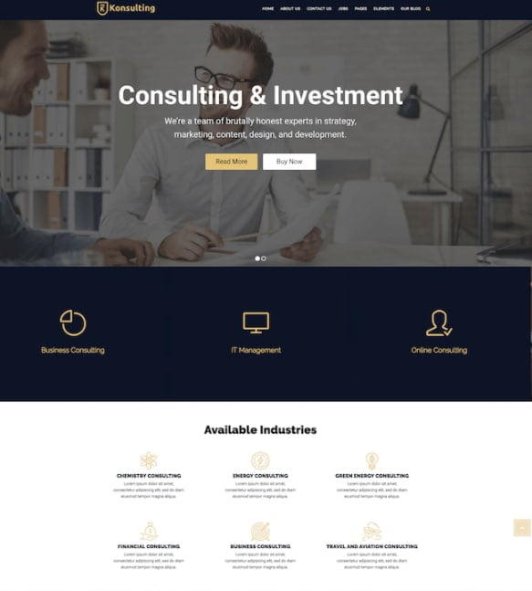 15 Best Business Consulting WordPress Themes For 2020